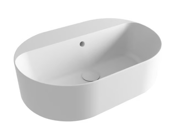 OPEN - Countertop ceramic washbasin with overflow by Olympia Ceramica - view 2